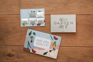 Veggie Patch Country Starter Kit Square Multi-Pack Juego de plantas para jardín Incluye lechuga Sandía <span class=keywords><strong>Remolacha</strong></span> Uso del piso colgante - Product Image 4