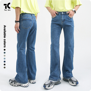 Wholesale Non-Stretch <strong>Bootcut</strong> Jeans in Six Colors Designer Style <strong>Men</strong> Flare Homme Jeans <strong>Men's</strong> Elegant Denim <strong>Trousers</strong> - Product Image 2