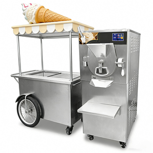 Machine à gelato commerciale 72L/H, congélateur à glace en vrac, système de refroidissement par eau, machine à glace dure à débit réglable, à vendre - Product Image 1