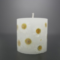 Bougie à fleurs séchées Différents motifs et designs Bougies créatives Bougies en gros pour les fêtes, les festivals et la décoration de la maison