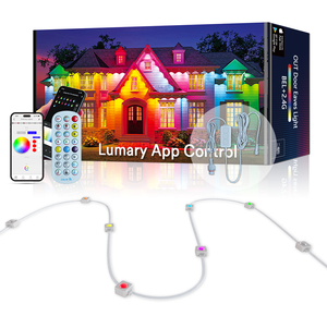 Giáng sinh trang trí nội thất không thấm nước IP67 thông minh <span class=keywords><strong>RGB</strong></span> 30LED điểm pixel ánh sáng chuỗi 15m ngoài trời vĩnh viễn mái hiên thông minh dải đèn rgbic - Product Image 2