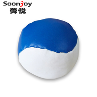 Balle anti-stress en cuir PVC avec remplissage de granulés plastiques pour soulager le stress pendant le jeu