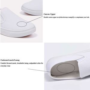 Breathable Cotton Fabric Causal Loafers Spring Summer Slip on Flats Walking Work <strong>Shoes</strong> Lightweight Trendy <strong>Women</strong> <strong>Nurse</strong> <strong>Shoes</strong> - Product Image 4