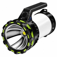 Großhandel Tragbarer LED-Suchscheinwerfer Laterne T6 100m Spotlight 315LM Seitenflutlicht Rotes Blinklicht 7,4V Powerbank