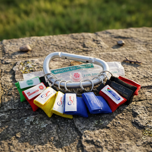 Werbegeschenk Erste-Hilfe-Set CPR-Schlüsseltasche Notfall-CPR-Gesichtsschutz Schlüsselanhänger mit Anpassbarem Logo Gesichtsschutz für Schulungen - Product Image 5