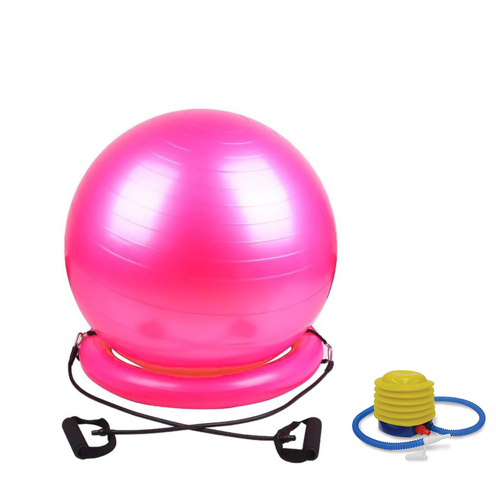 Germany original single PVC yoga ball base circle 60cm environmental protection material thickened explosion-proof yoga ball