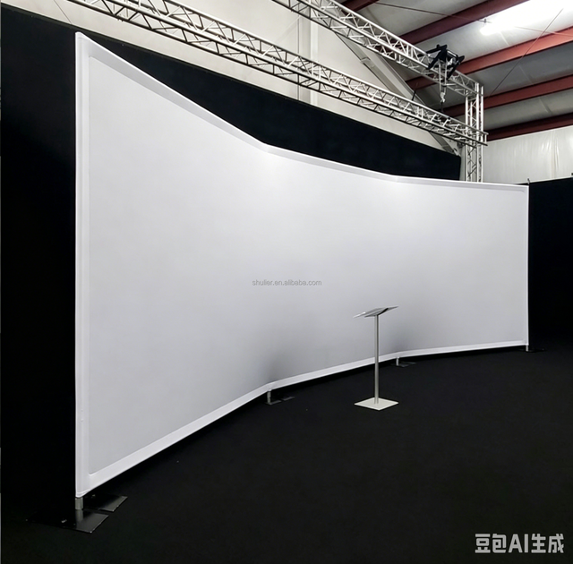 Custom-sized Outdoor Movie Screen Made of Elastic White Fabric Ideal for LED Projection Backdrops Wedding Backdrop Fabric