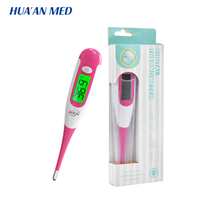 HUAAN pointe Flexible Jumbo résistant à l'eau lecture rapide rétro-éclairage affichage médical clinique stylo numérique bébé thermomètre - Product Image 6