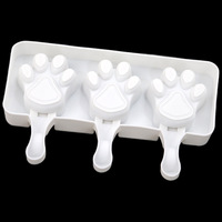Moule à glace en silicone en forme de patte de chat, moule à bâtonnets glacés, mini moule à glace, moule à gâteaux et bonbons