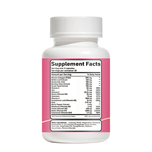 Capsules OEM pour la croissance des <span class=keywords><strong>cheveux</strong></span> avec collagène marin et acide hyaluronique, ingrédients naturels de qualité supérieure, nourrissent les <span class=keywords><strong>cheveux</strong></span> - Product Image 2