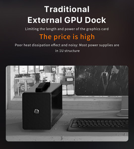 Station d'accueil pour carte graphique externe Thunderbolt 3 E GPU Dock avec interface M.2 PCIEX16 pour ordinateur portable - Prix de gros - Product Image 4