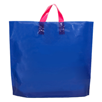 Sacs à provisions en plastique de protection de l'environnement de haute qualité, sac à poignée de Promotion de vêtements/sac pliant coloré