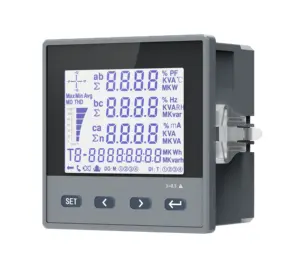 Nuova serie 300 96*96mm display LCD trifase multifunzione wattora Meter