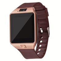 Reloj Inteligente DZ09 de Acero con Pantalla Luminosa de 1.56 Pulgadas, Cámara de 3MP para Grabadora de Voz, Pantalla Táctil Android Multifunción con Tarjeta SIM