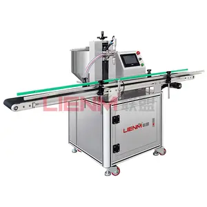 LIENM Single-head automatic filling machine mobile on-line capping machine pneumatic Lotion Cream liquid paste filling machine