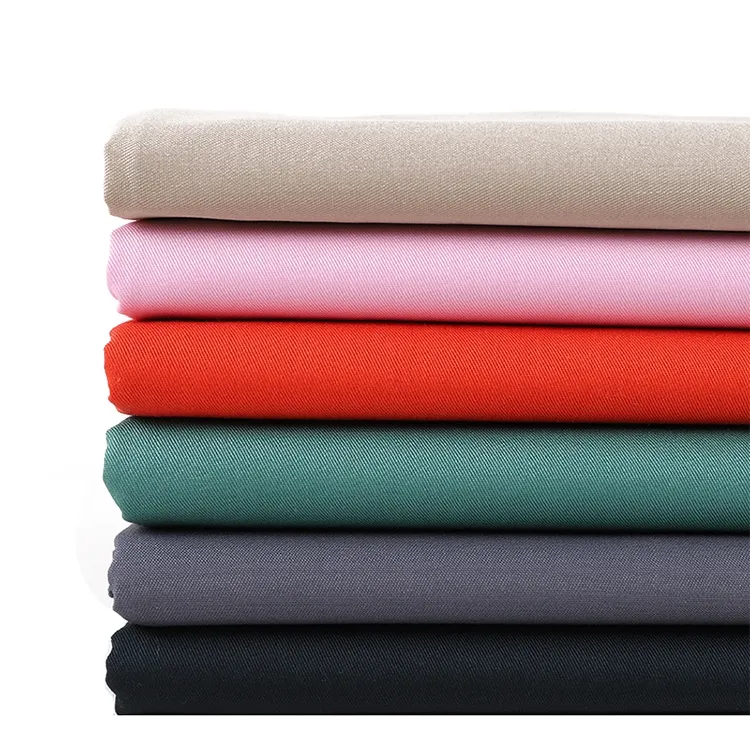 Wholesale poplin plain dyed fabric polyester cotton tc pants pocket fabric for pocket trouser