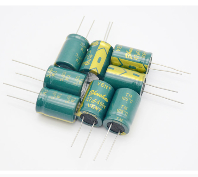 High Frequency Low Resistance Hole Switching Power Supply In-line Aluminum Electrolytic Capacitor 2200UF10 Operating Temp