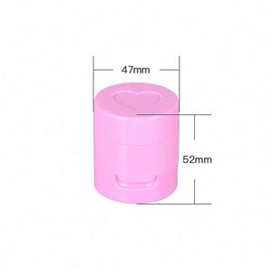 10 г косметический компактный упаковочный кейс пустой милый розовый маленький компактный кейс для румян или тонального крема, компактный контейнер для пудры - Product Image 6