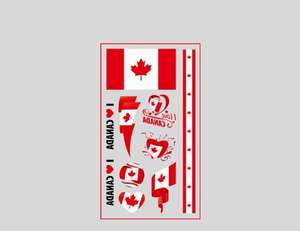 Tatouages temporaires américains sur le thème des anniversaires, décorations de fête, fournitures, autocollants de tatouage, garçons, filles, classe, école, prix, récompenses - Product Image 2