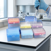 10 uL Embouts de pipette filtrés pour Eppendorf 96 Tips Box, sans ADN ni ARN, consommables de laboratoire jetables