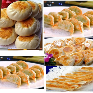 Parrilla Eléctrica de Acero Inoxidable de Alta Eficiencia para <span class=keywords><strong>Gyoza</strong></span> Japonesa, Equipo Comercial para Cocinar Dumplings Fritos - Product Image 6
