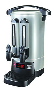 Hervidor de <span class=keywords><strong>Agua</strong></span> de 20L para Cocina, Hervidor de <span class=keywords><strong>Agua</strong></span> para Hotel, Té, Leche, Vino, Hervidor Eléctrico Comercial de Acero Inoxidable de Doble Caldera - Product Image 2