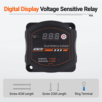 Interrupteur isolateur de batterie double intelligent HR 12V 140A, étanche, relais sensible à la tension numérique (VSR) pour voiture, camping-car, UTV, marine
