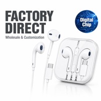 Auriculares Intrauditivos con Cable Tipo-C, Material TPE, Cable de 1.2m, Audio Estéreo, Control de Línea, Micrófono Integrado para Teléfonos Tipo-C