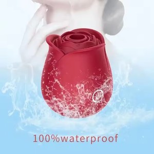 Glow Dark 2024 Mini Suction Vibrator Rose Flower Design <b>Clitoral</b> & <b>Nipple</b> Stimulation Silicone ABS Material Sex <b>Toy</b> for Women - Product Image 5