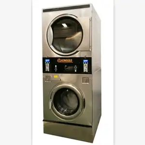 15 + 15 kg için sikke laundromat çamaşır kurutma makinesi
