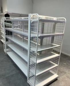 ชั้นวางสินค้าซุปเปอร์มาร์เก็ตแบบสองด้าน คิมแฮม ฮอตวีลส์ รุ่น Heavy Duty 5 ชั้น เคลือบอีพ็อกซี่พาวเดอร์โค้ท ติดตั้งง่าย - Product Image 4