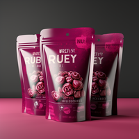 Sachet Doypack Refermable Anti-Odeur Personnalisé à Faible MOQ, Biodégradable, Qualité Alimentaire, Emballage Plastique pour 500g de Fruits Secs
