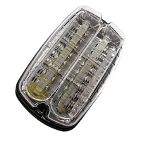Feux latéraux de voiture d'ambulance à LED bicolores 3W LED rouge et blanc Feux de véhicule d'urgence Feux latéraux de marquage pour camion remorque