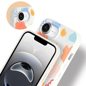 ฝาครอบโทรศัพท์ TPU แบบย่อยสลายได้ปรับแต่งได้เคสมือถือวัสดุรีไซเคิลทำจากฟางข้าวสาลีสำหรับ iPhone 16 16E 15 <span class=keywords><strong>PRO</strong></span> MAX - Product Image 5