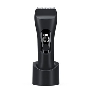 Nouvelle <span class=keywords><strong>Tondeuse</strong></span> Électrique d'Usine pour Hommes Rasoir à Lame en Céramique Poils des Jambes et du <span class=keywords><strong>Corps</strong></span> Écran Numérique LCD USB IPX7 Rasoir Électrique - Product Image 6