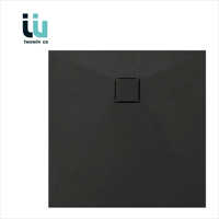 Base de douche carrée antidérapante et durable Twowinco pour hôtel et appartement, idéale pour les espaces étroits
