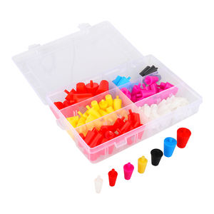 Bouchons de peinture en aérosol coniques en <span class=keywords><strong>silicone</strong></span> de <span class=keywords><strong>haute</strong></span> qualité bouchons de Protection de peinture de revêtement résistants aux hautes températures pour un usage industriel - Product Image 2