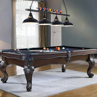 Lustre professionnel à LED 4 têtes pour billard, en stock aux États-Unis/Canada, idéal pour les clubs de snooker, bars sportifs et salles – Livraison rapide