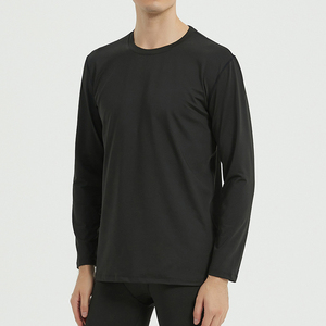 Abbigliamento sportivo per Fitness da <span class=keywords><strong>uomo</strong></span> autunno e inverno ad alta elasticità traspirante ad asciugatura rapida vestiti da allenamento <span class=keywords><strong>collant</strong></span> da corsa - Product Image 3