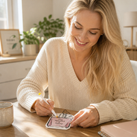 Distributeur promotionnel de désodorisants suspendus en papier pour voiture, carte aromatique personnalisée en forme de flacon de parfum avec boîte à messages