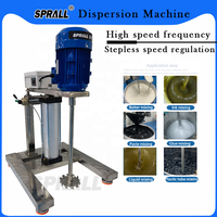 SPRALL Power Savon Liquide Lotion Agitateur Haute Vitesse Dispersant Pneumatique Système De Levage Peinture Dissolver Machine Shampooing Mélangeur