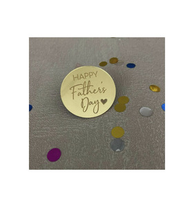 Feliz Día del Padre, el mejor papá, adorno acrílico para pastel para Decoración de Pastel de padre para decoraciones de fiesta del Día del Padre - Product Image 4