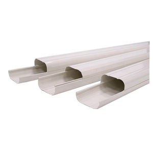 HVAC Mini Split Plastic AC Pipe Covers PVC Air Conditioner Duct Mini Split Line Set Cover Air Conditioner <strong>Parts</strong> Genre - Product Image 4