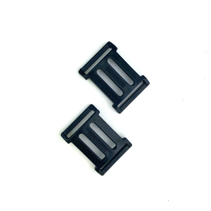 Preto POM Plástico Tri Glide Buckles 3 Bar Slides para Webbing Saco Especial Peças & Acessórios para Mochila ou Sacos - Product Image 3