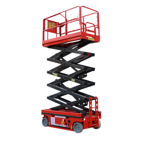 8m 10m 11. Plataforma de trabajo aéreo de tijera móvil eléctrica hidráulica Elevador autopropulsado para limpieza de edificios altos - Product Image 2