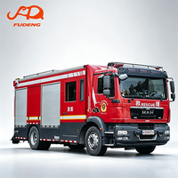 Truk Pemadam Kebakaran Shacman F3000 4x2 dengan Tangki Air 8000L dan Tangki Busa, Mesin 310HP untuk Pemadam Kebakaran Perkotaan