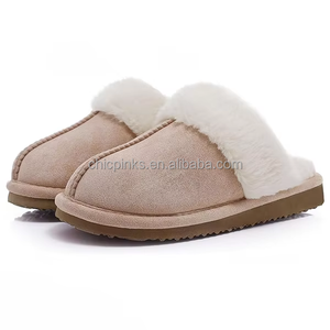 Pantoufles en fourrure synthétique douces et chaudes en gros personnalisées pour femmes - Product Image 3