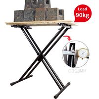 Support de clavier réglable Yinyu KS033 OEM à déclenchement à une main, capacité de charge de 90 kg, pour les concerts en direct et l'utilisation en studio
