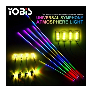 YOBIS 22 18 en 1 Symphony luces de ambiente LED de doble zona <span class=keywords><strong>para</strong></span> coche RGB tira de luz de ambiente dinámica decorativa <span class=keywords><strong>para</strong></span> interior de coche - Product Image 1