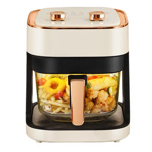 Freidora de Aire Doble con Pantalla LED Táctil Transparente, 1700W, Acero Inoxidable, Control Digital Visible, Sin Aceite, 6L - Product Image 6